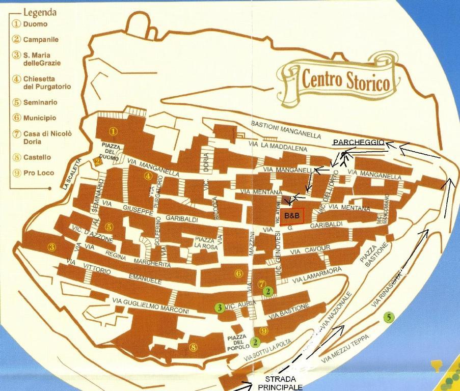 Vicolo della Luna Castelsardo Esterno foto